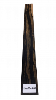 Preview: Fretboard African Ebony  720x73x10mm Unique Piece #083